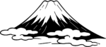 Mount Fuji SVG Bold Silhouette Vector