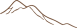 Mountain Range SVG Continuous Line Vector