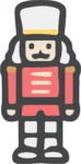 Nutcracker Soldier SVG Festive Toy Vector