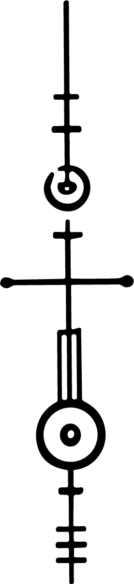 Occult Sigil SVG Mystic Line Vector - Image 1