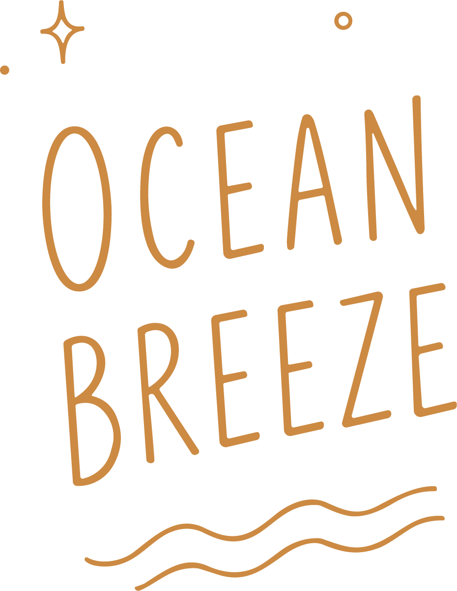 Ocean Breeze Lettering SVG Coastal Script Vector - Image 1
