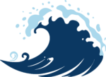 Ocean Wave SVG Crashing Surf Vector