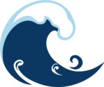 Ocean Wave SVG Curling Swell Vector