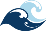 Ocean Waves SVG Layered Blue Vector