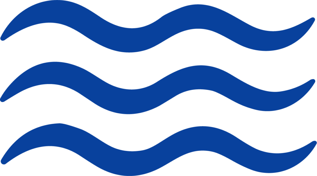 Ocean Waves SVG Flowing Blue Vector