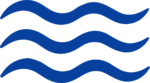 Ocean Waves SVG Flowing Blue Vector