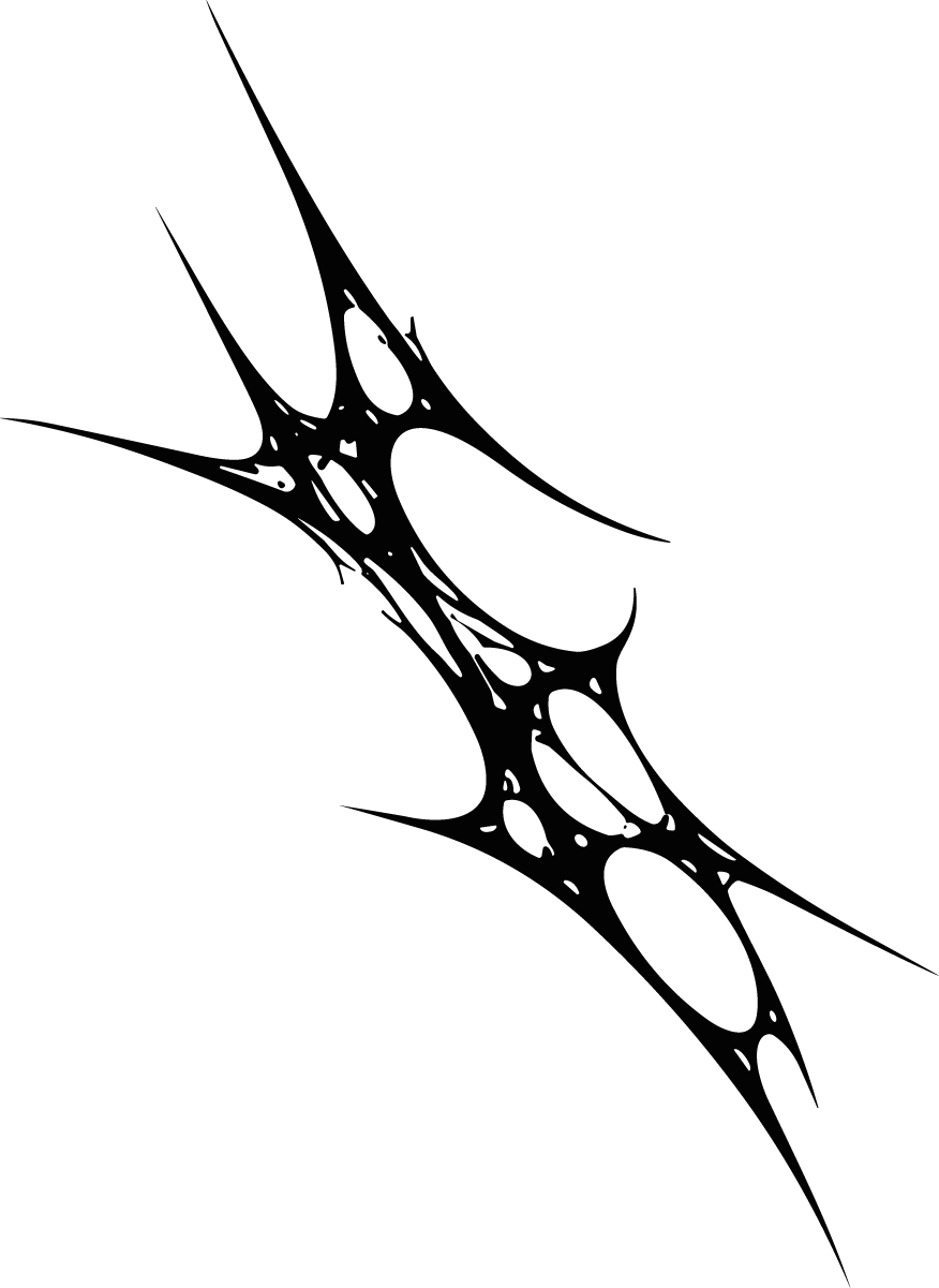 Organic Spike Web SVG Jagged Flow Vector - Image 1