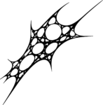 Organic Web Shape SVG Spiky Cellular Vector