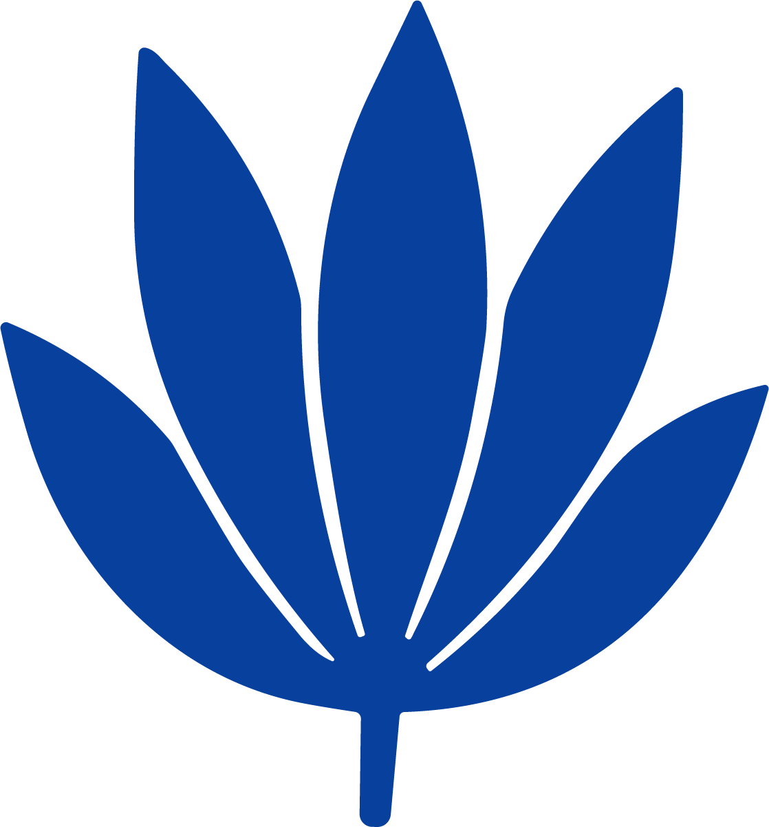 Palm Leaf SVG Bold Silhouette Vector - Image 1