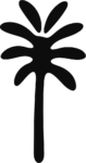 Palm Tree Silhouette SVG Bold Tropical Vector