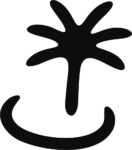 Palm Tree Silhouette SVG Playful Tropical Vector
