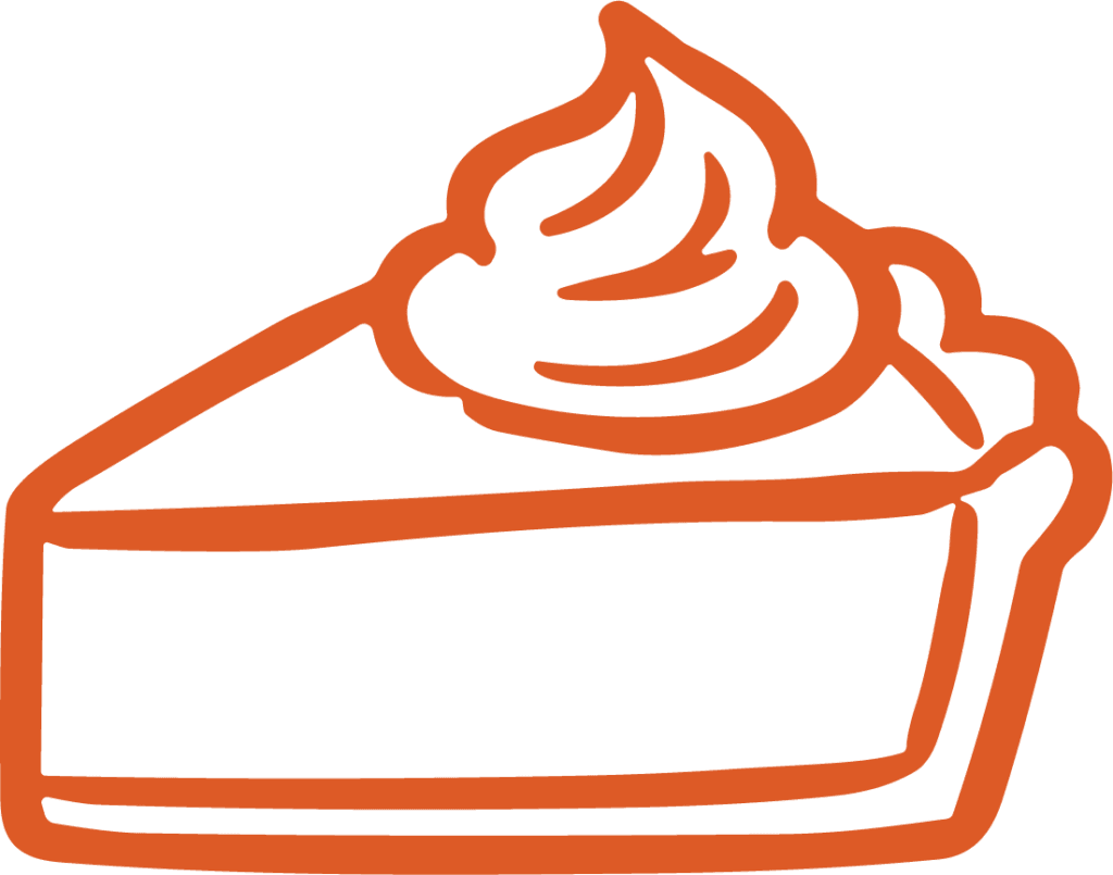 Pie Slice SVG Bold Outline Vector