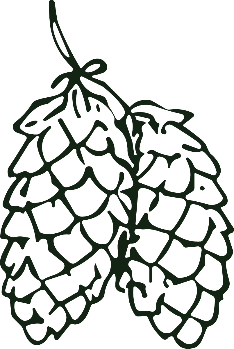 Pine Cone SVG Bold Outline Vector - Image 1