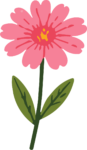 Pink Flower SVG Cheerful Bloom Vector
