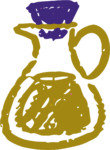 Pitcher Jug SVG Sketchy Purple Vector