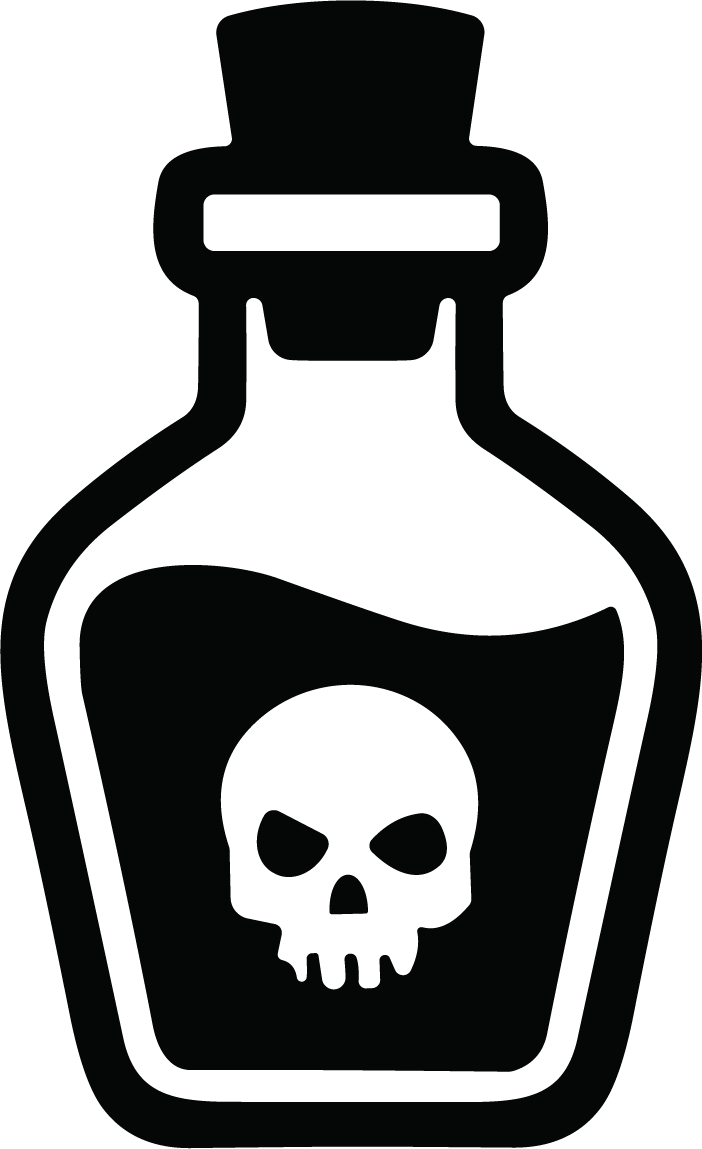 Poison Bottle SVG Spooky Toxic Brew Vector - Image 1
