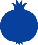 Pomegranate SVG Bold Silhouette Vector