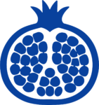 Pomegranate Slice SVG Bold Silhouette Vector