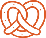 Pretzel SVG Bold Outline Vector