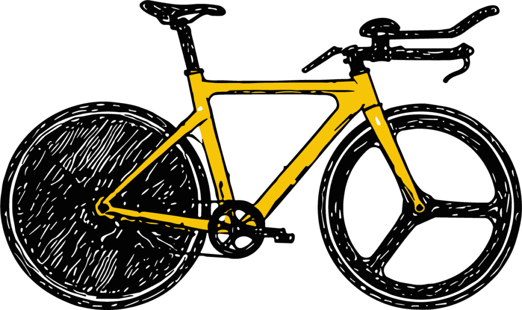 Racing Bicycle SVG Sketchy Speed Vector