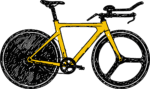 Racing Bicycle SVG Sketchy Speed Vector