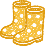 Rain Boots SVG Polka Dot Charm Vector