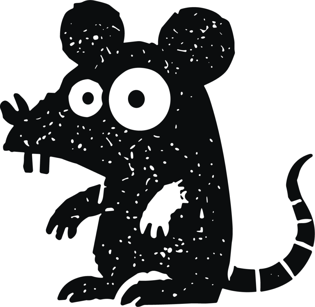 Rat SVG Grungy Textured Vector