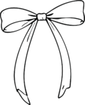 Ribbon Bow SVG Long Tails Vector