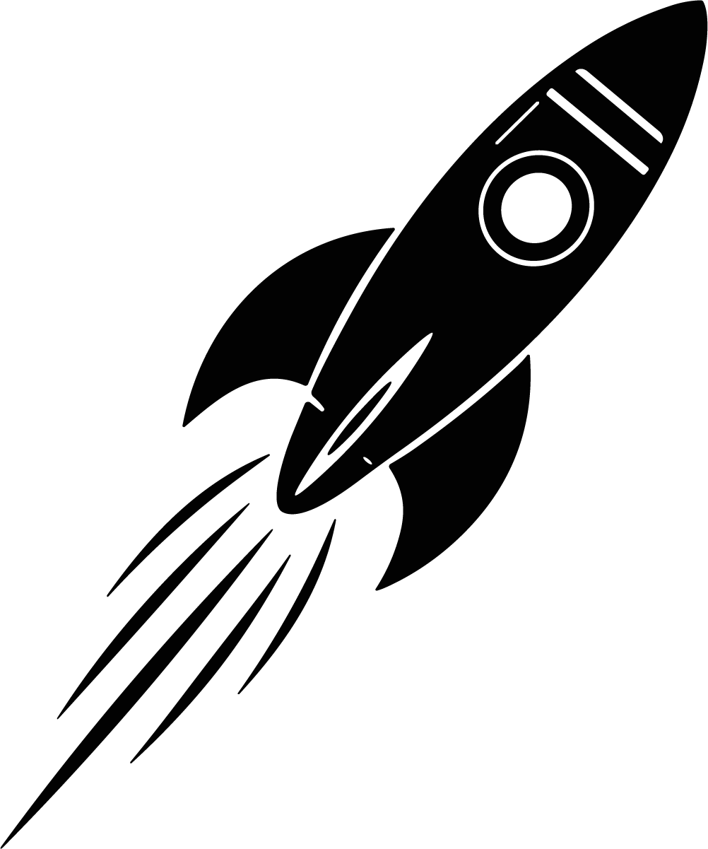 Rocket Ship SVG Blast Off Vector - Image 1