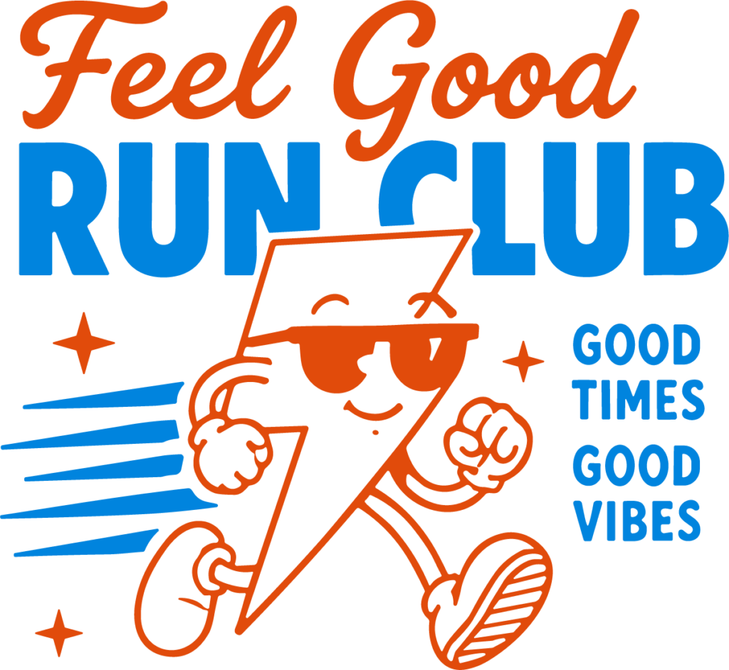 Running Lightning Bolt SVG Retro Sporty Vector