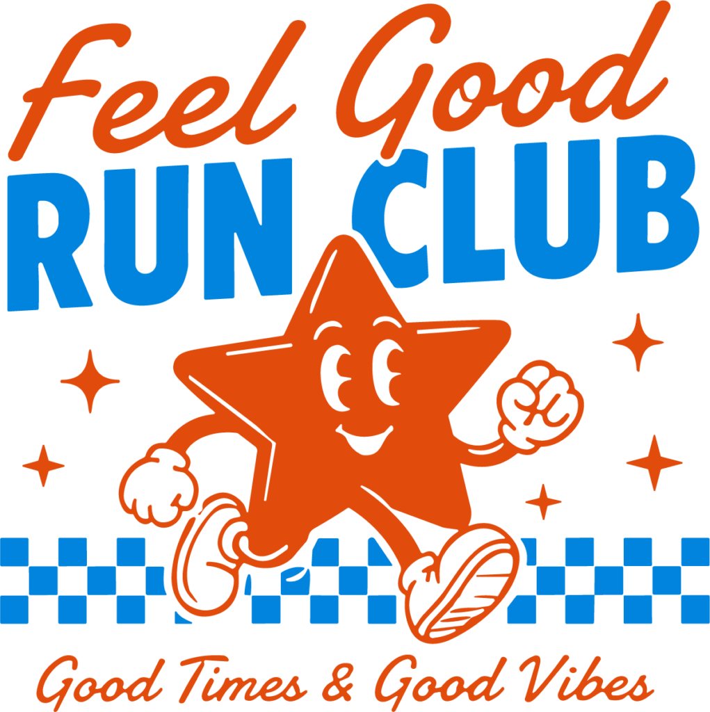 Running Star Mascot SVG Retro Sporty Vector