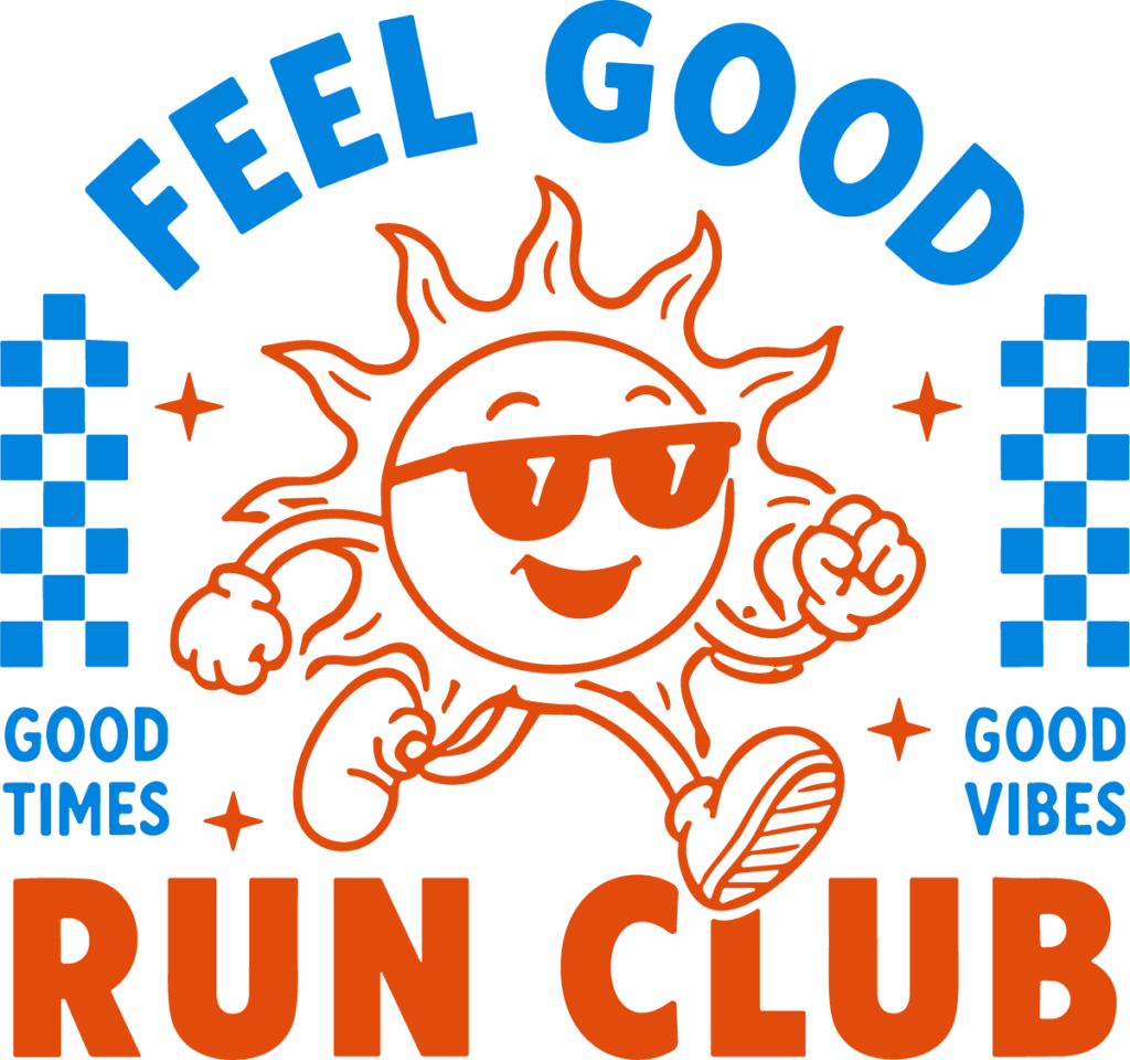 Running Sun Character SVG Sunny Fitness Vibes Vector