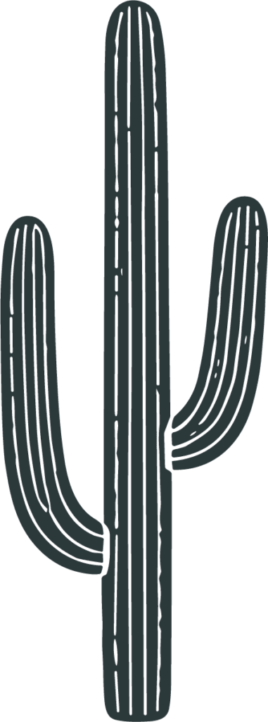 Saguaro Cactus SVG Desert Silhouette Vector