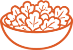 Salad Bowl SVG Fresh Greens Vector