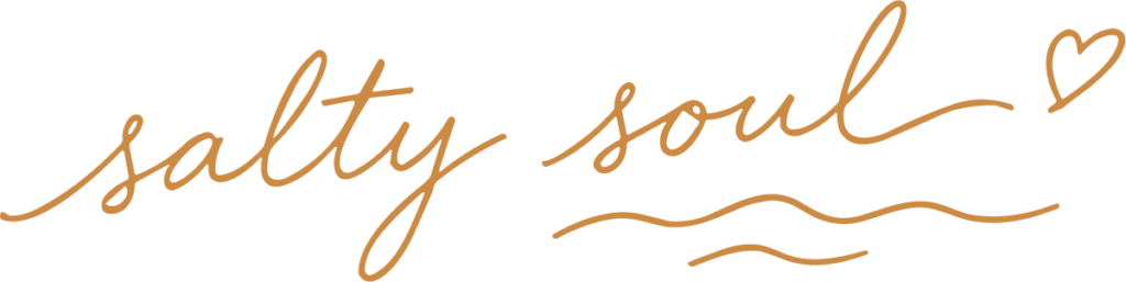 Salty Soul Lettering SVG Beachy Script Vector