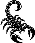 Scorpion SVG Bold Tribal Vector