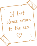 Sea Quote Note SVG Whimsical Beachy Vector