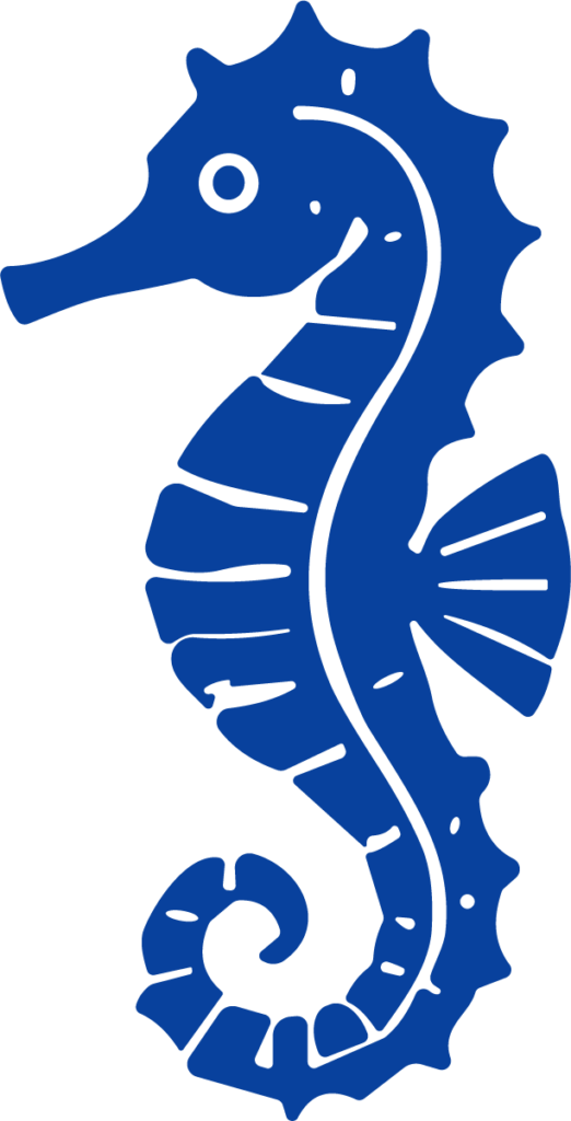 Seahorse SVG Bold Silhouette Vector