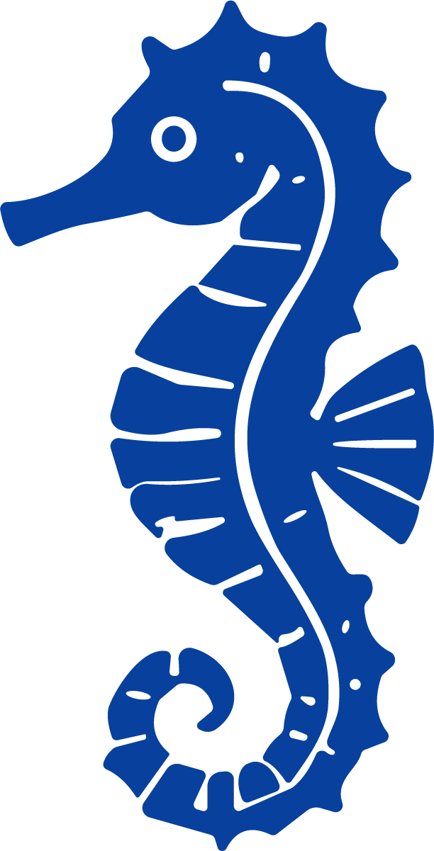 Seahorse SVG Bold Silhouette Vector - Image 1