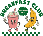 Smoothie Banana Duo SVG Retro Breakfast Vector