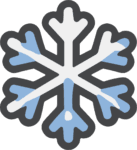 Snowflake SVG Frosty Blue Vector