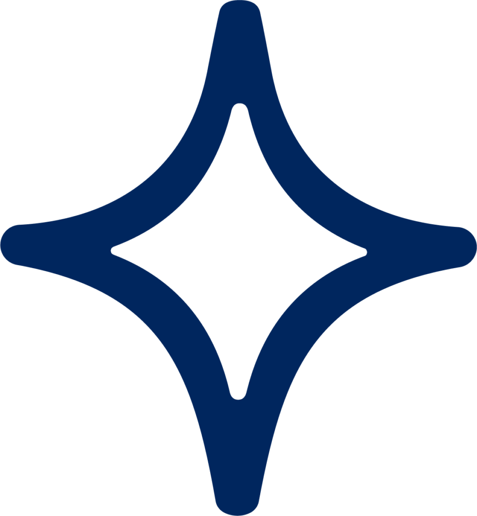 Sparkle Star SVG Bold Navy Vector