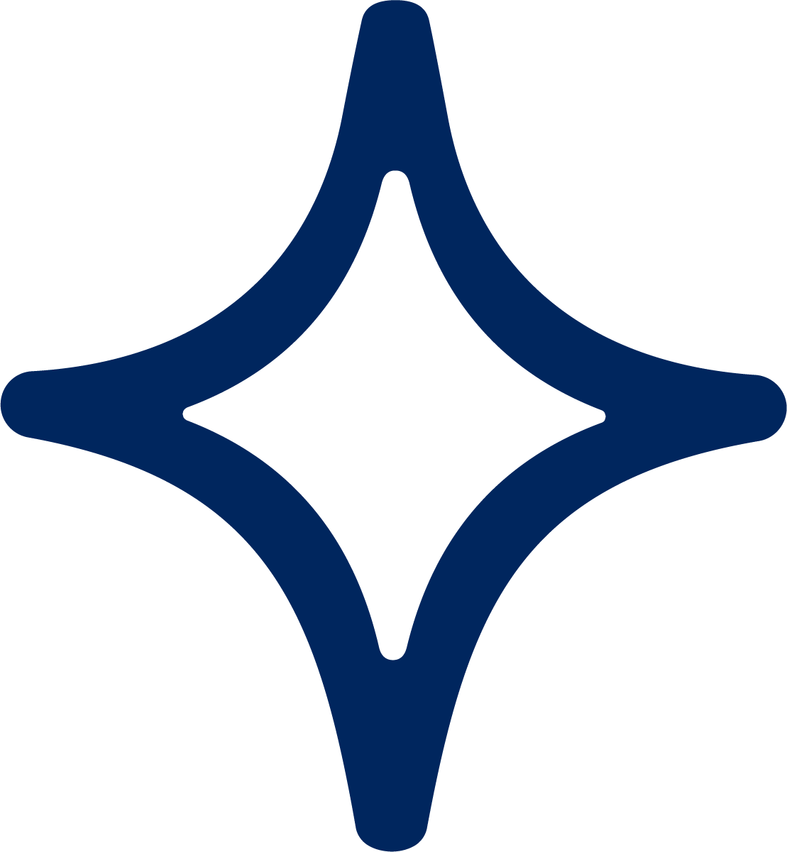 Sparkle Star SVG Bold Navy Vector - Image 1
