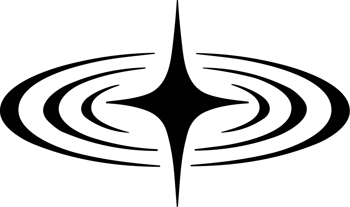 Sparkle Star Orbit SVG Cosmic Emblem Vector - Image 1
