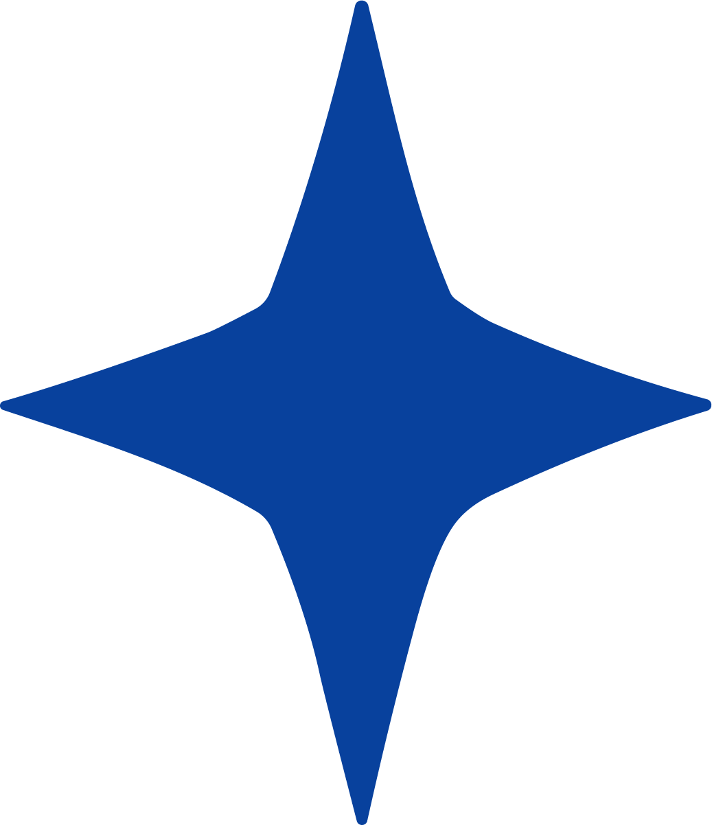 Sparkle Star SVG Bold Blue Vector - Image 1