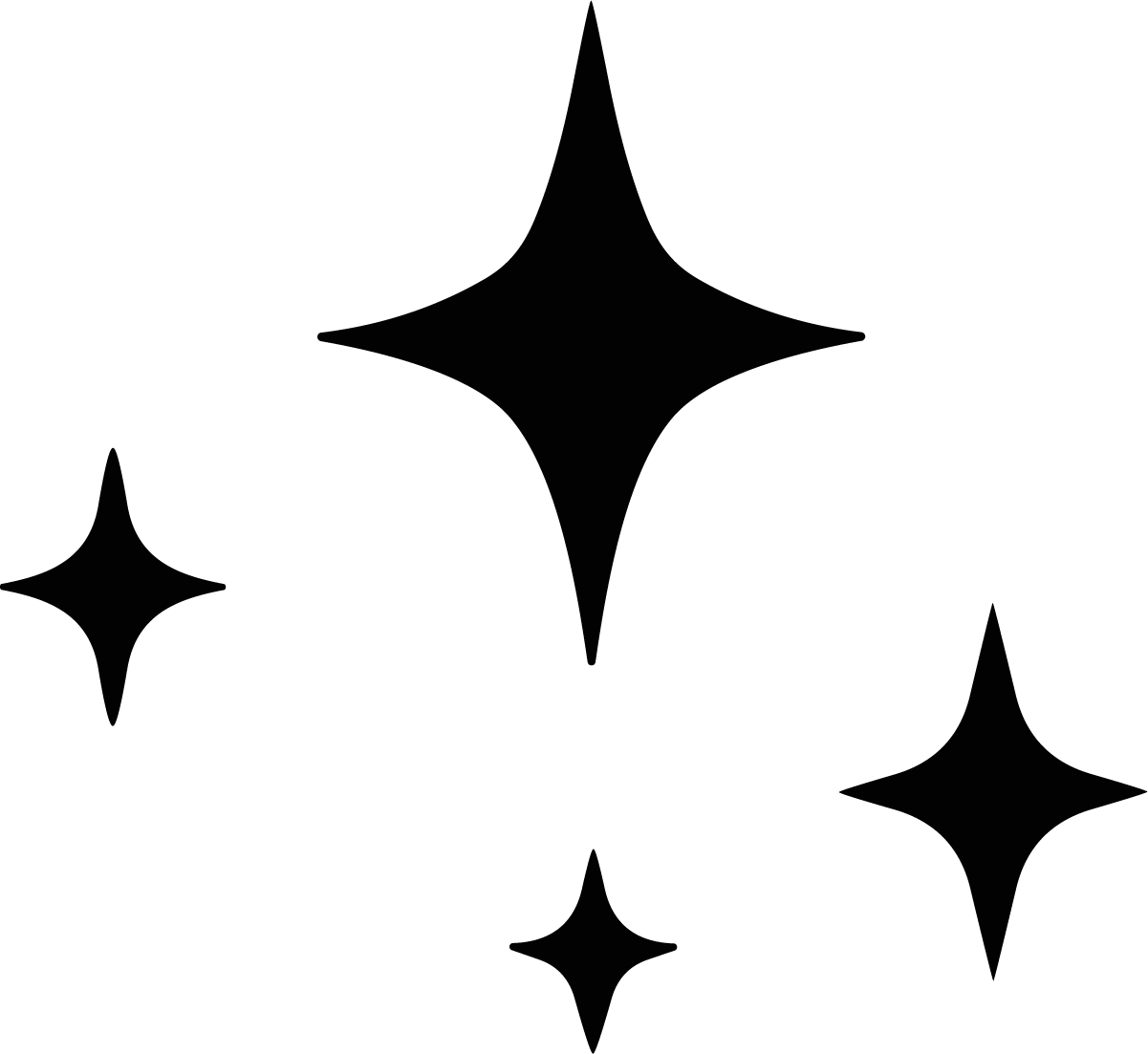 Sparkle Stars SVG Twinkling Night Vector - Image 1