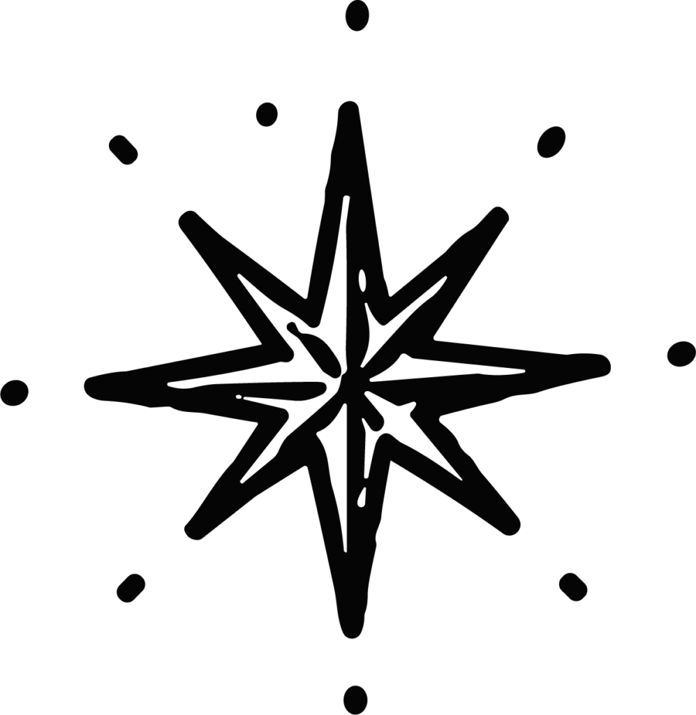 Sparkling Star SVG Celestial Burst Vector