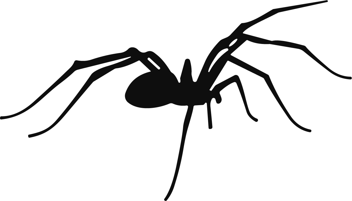 Spider SVG Creeping Silhouette Vector - Image 1