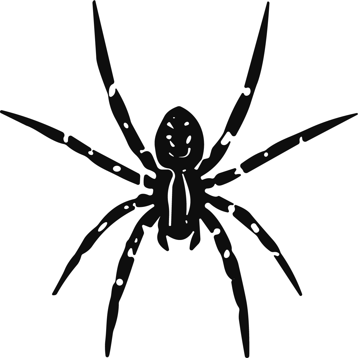 Spider SVG Creepy Crawler Vector - Image 1