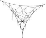 Spider Web SVG Creepy Sketch Vector
